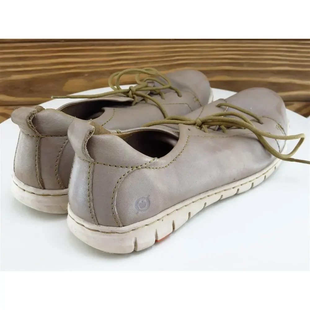 Born Size 7‎ Sneaker Brown Leather Medium Lace Up Women